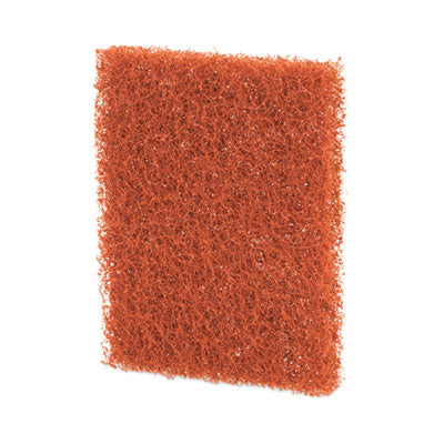 MMM59817 Quick Clean Heavy Duty Griddle Pad 746, 4" x 5.25", Orange, 15/Carton
