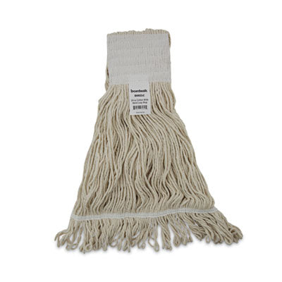 BWK524C Mop Head, Pro Loop Web/Tailband, Premium Saddleback Head, Cotton, 24 oz, White, 12/Carton BOARDWALK