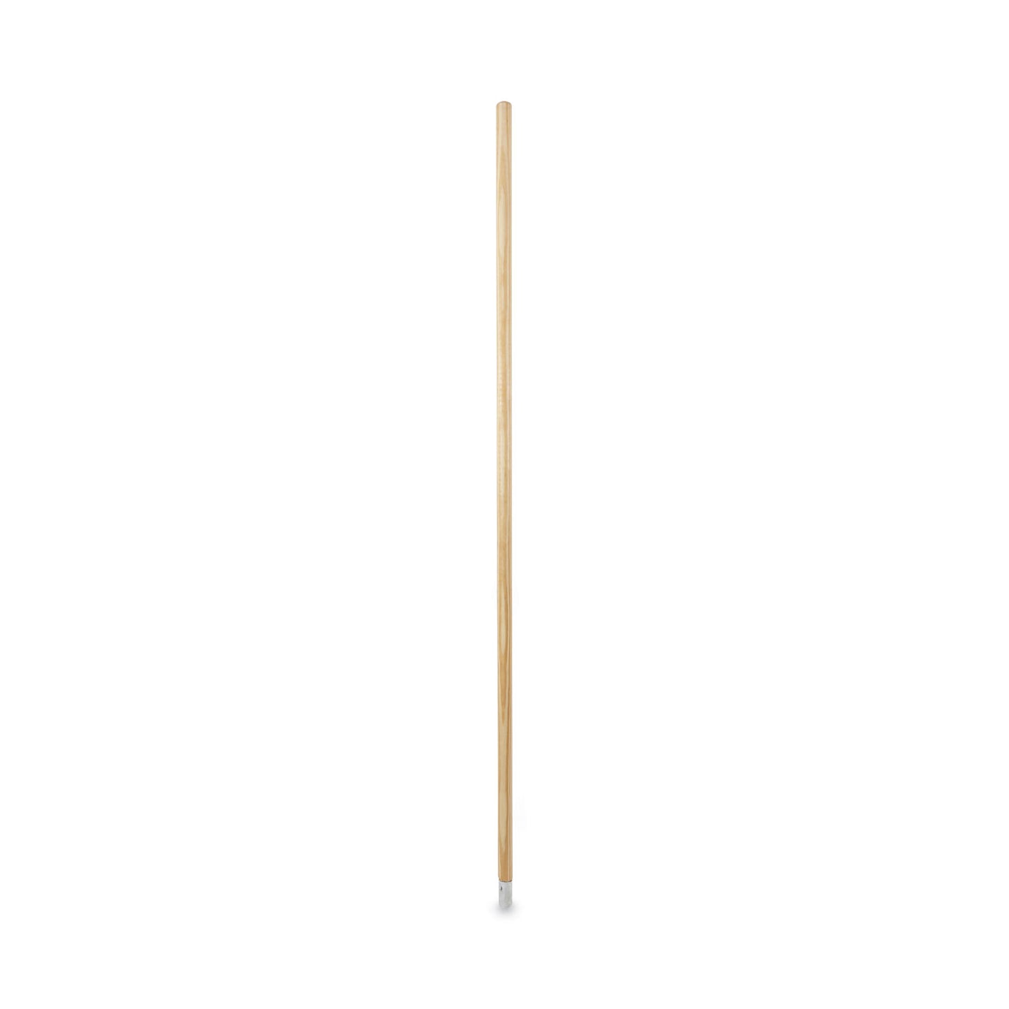 BWK833 Lie-Flat Screw-In Mop Handle, Lacquered Wood, 1.13" dia x 54", Natural