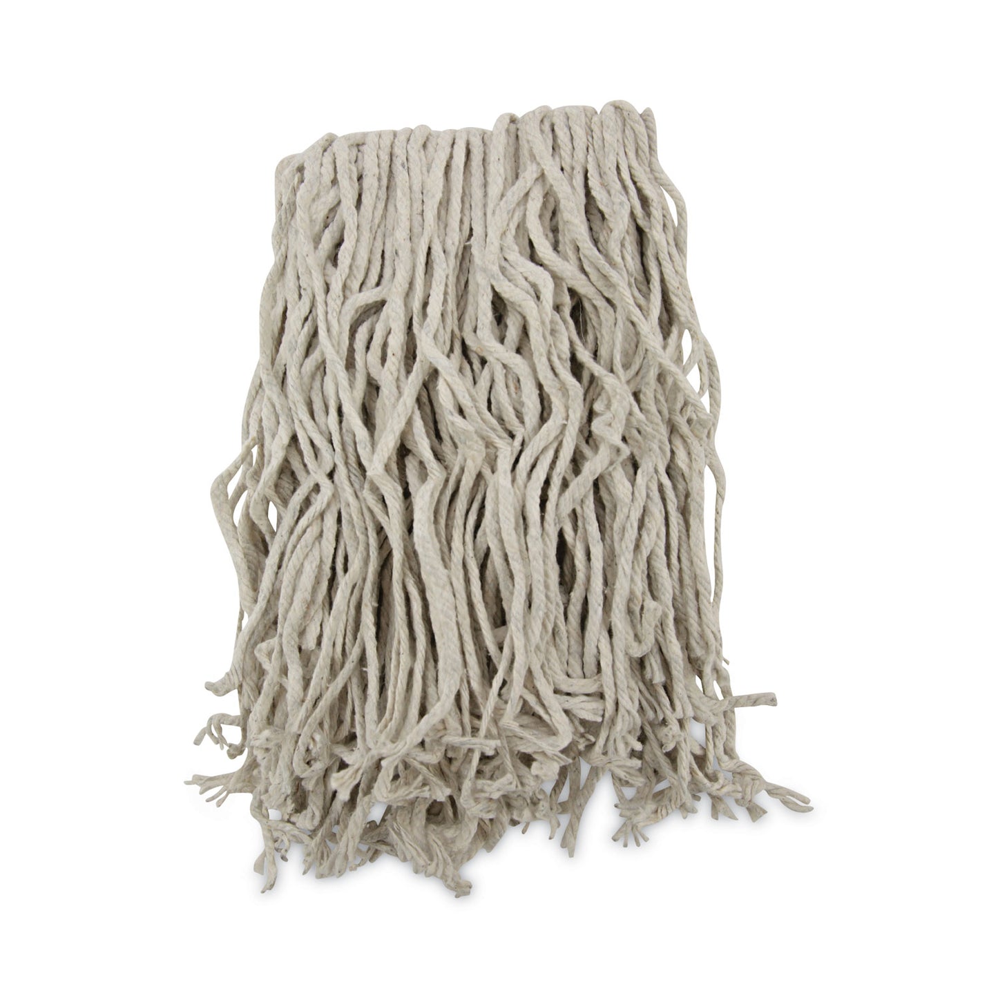 BWKCM02016S Mop Head, Cotton, Cut-End, White, 4-Ply, #16 Band, 12/carton