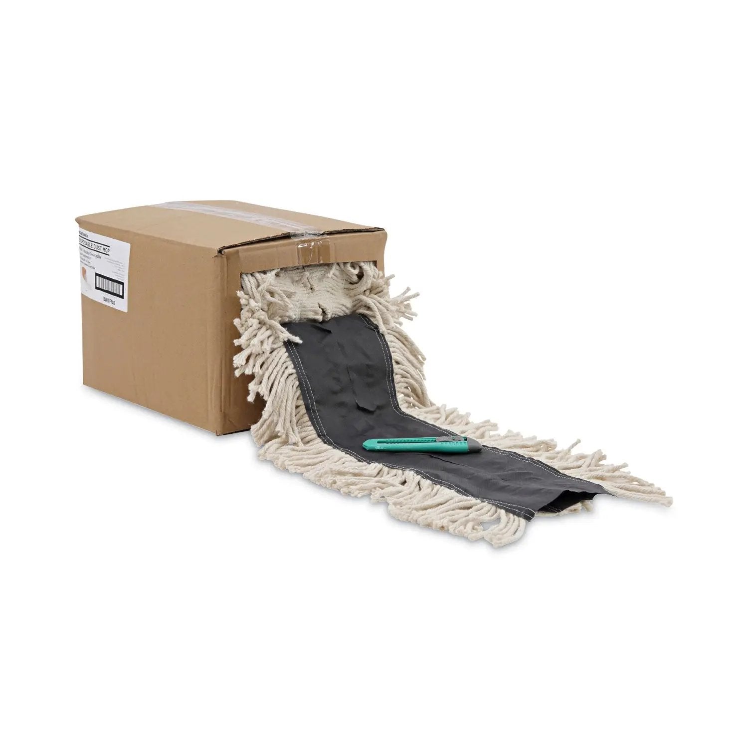 BWKFF40 Flash Forty Disposable Dust Mop Heads, Cotton, 5