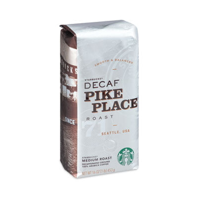 SBK11029358CT Coffee, Pike Place Decaf, 1 lb Bag, , 6/Carton