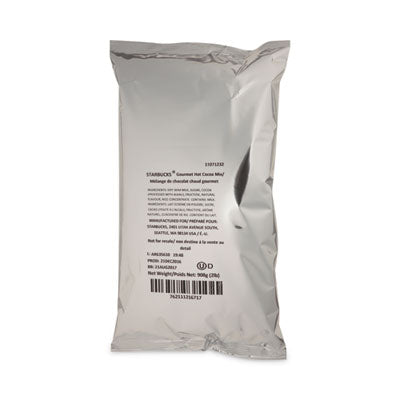 SBK11071232 Gourmet Hot Cocoa Mix, 2 Lb, Bag, 6/carton STARBUCKS COFFEE COMPANY