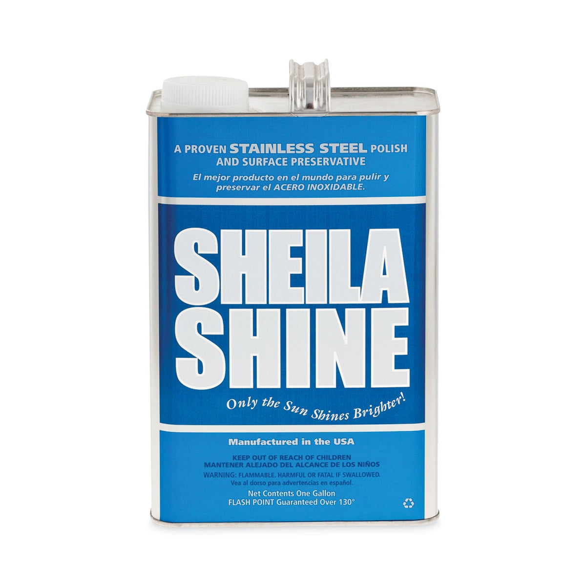SSI4EA Stainless Steel Cleaner And Polish, 1 Gal Can Sheila Shine