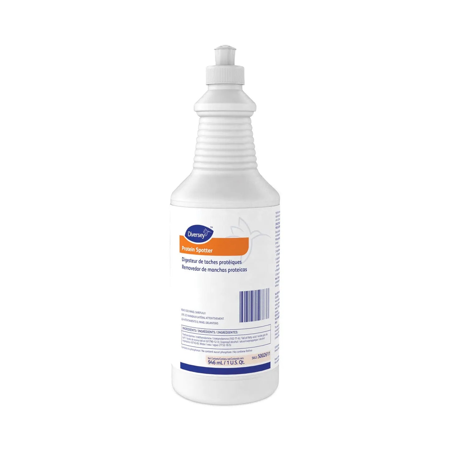 DVO5002611 Protein Spotter, Fresh Scent, 32 Oz Bottle, 6/carton Diversey