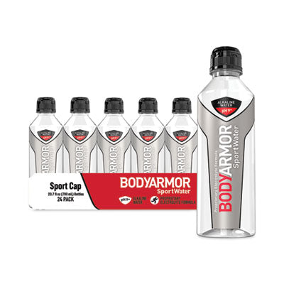 BDA1007011 SportWater Alkaline Water, 23.67 oz Bottle, 24/Pack COCA-COLA