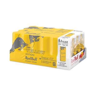RDBRBD28162 The Yellow Edition Tropical Energy Drink, Tropical Punch, 8.4 oz Can, 24/Carton RED BULL GMBH