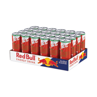 RDBRBD45448 The Red Edition Energy Drink, Watermelon, 8.4 oz Can, 24/Carton RED BULL GMBH