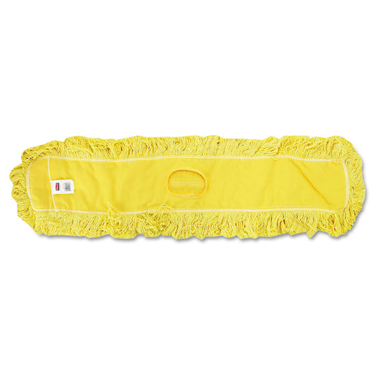 RCPJ15700YEL Trapper Commercial Dust Mop, Looped-End Launderable, 5" X 48", Yellow