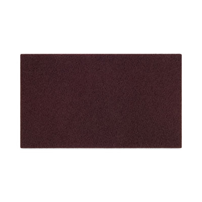BWKSPP1428 Deep Scrub Pads, 28 x 14, Maroon, 10/Carton BOARDWALK