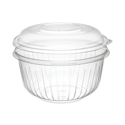 DCCC48BCD PresentaBowls Bowl/Lid Combo-Paks, 48 oz, Clear, Plastic, 126/Carton