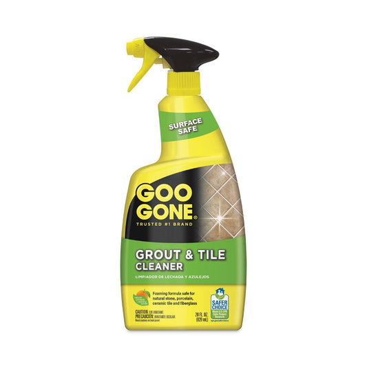 WMN2054A Grout And Tile Cleaner, Citrus Scent, 28 Oz Trigger Spray Bottle, 6/ct Goo Gone