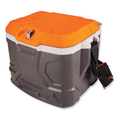 EGO13170 Chill-Its 5170 17-Quart Industrial Hard Sided Cooler, Orange/Gray
