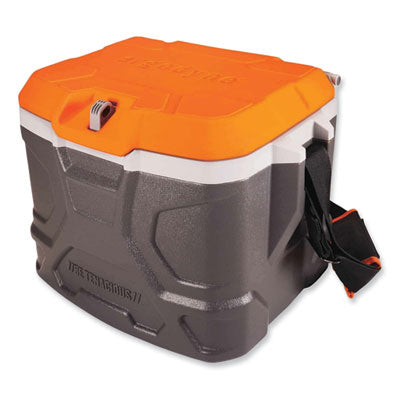 EGO13172 Chill-Its 5170 17-Quart Industrial Hard Sided Cooler, Orange/Gray, 30/Pallet