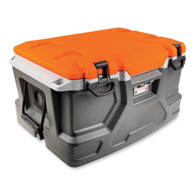 EGO13173 Chill-Its 5171 48-Quart Industrial Hard Sided Cooler, Orange/Gray, 20/Pallet