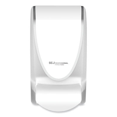 SJNTPW1LDS Transparent Manual Dispenser, 1 L, 4.92 x 4.6 x 9.25, White, 15/Carton