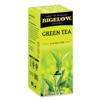 BTC00388 Single Flavor Tea, Green, 28 Bags/box BIGELOW TEA CO.