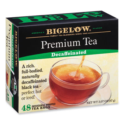 BTC00356 Single Flavor Tea, Decaffeinated Black, 48 Bags/box BIGELOW TEA CO.
