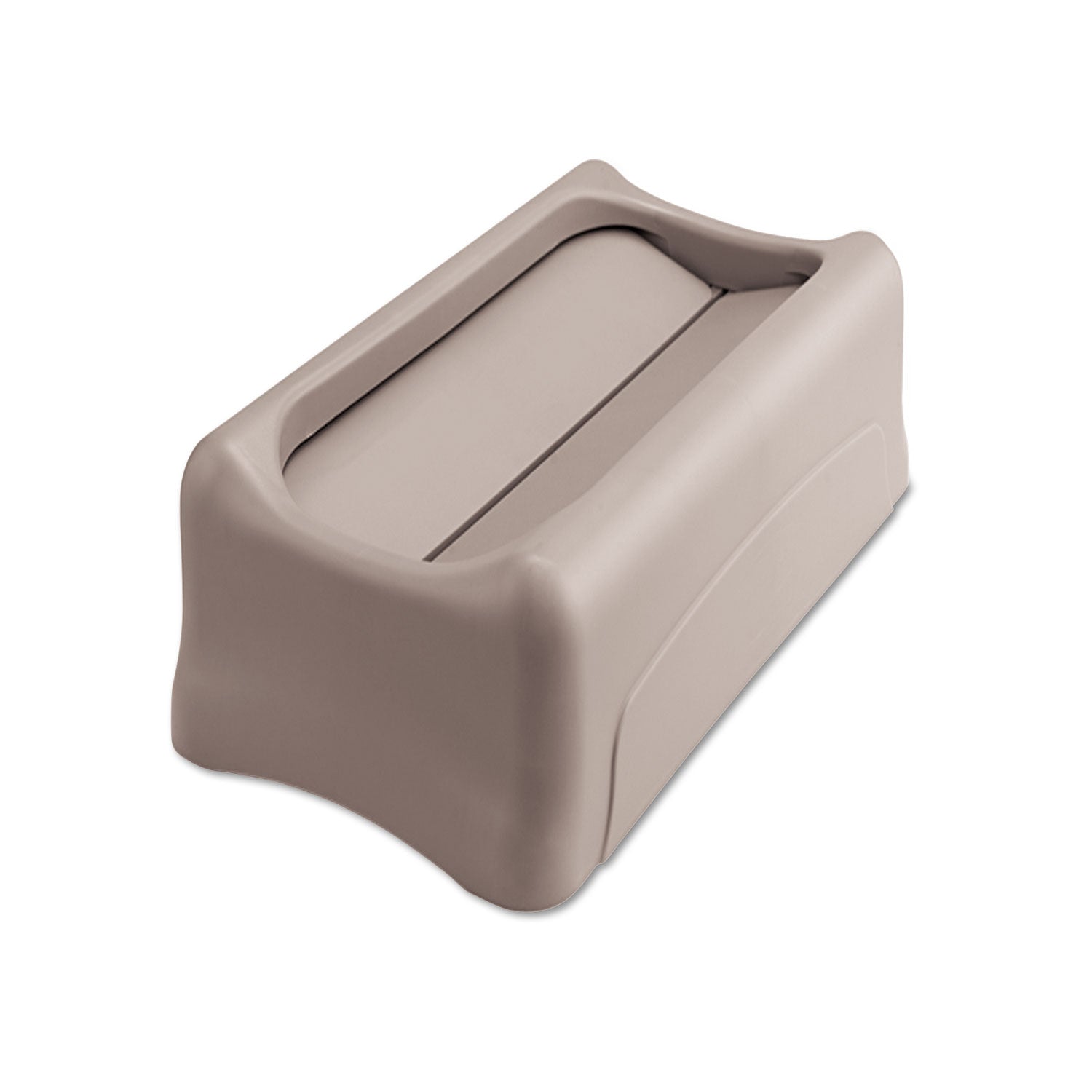 RCP267360GY Swing Lid For Slim Jim Waste Container, Gray RUBBERMAID COMMERCIAL PROD.