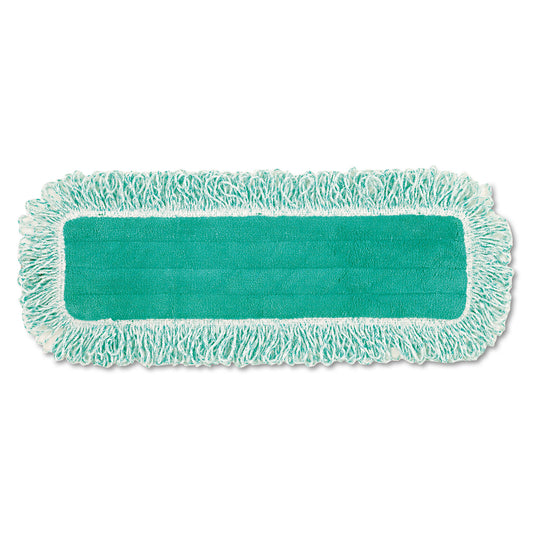 RCPQ418GN Dust Pad With Fringe, Microfiber, 18" Long, Green