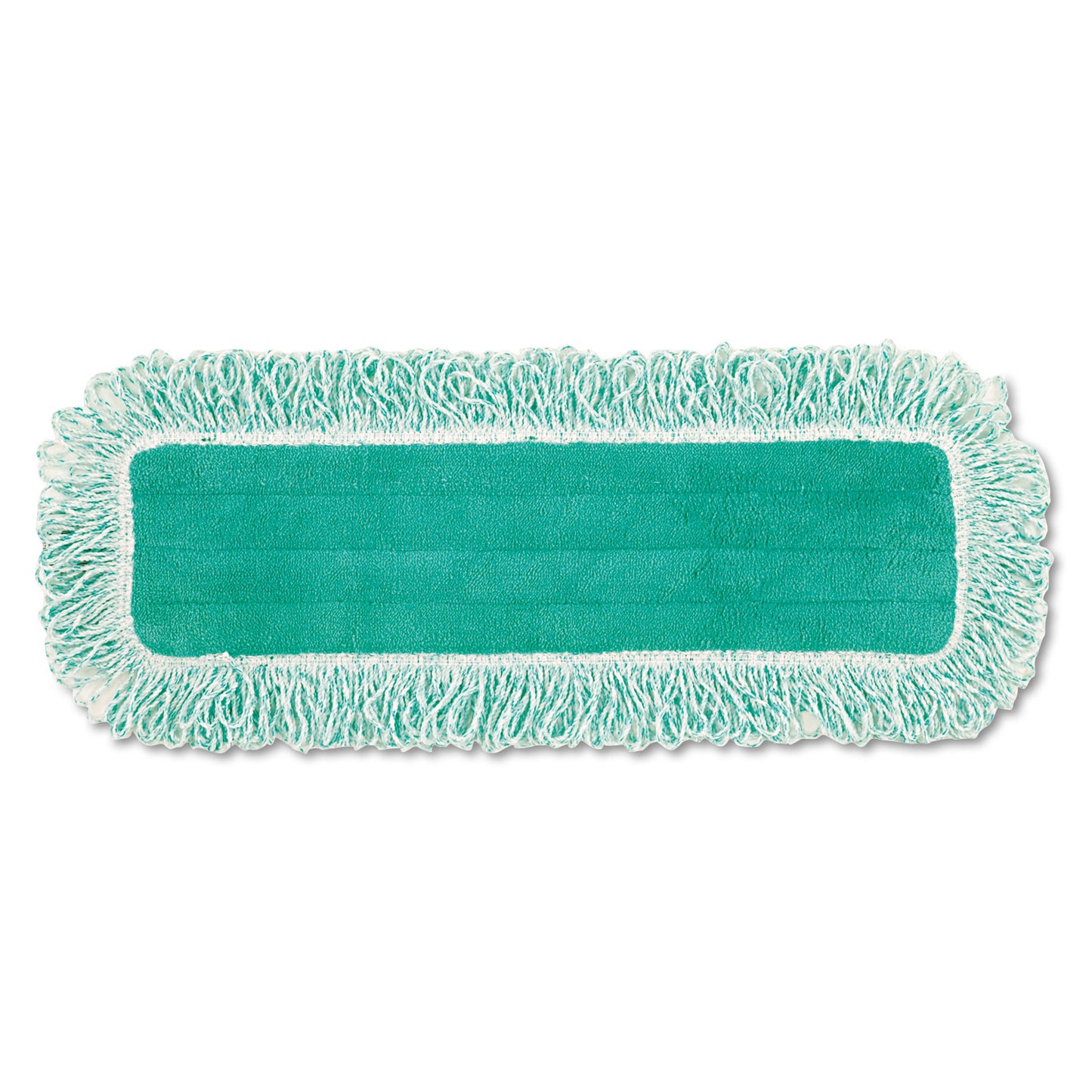 RCPQ418GNCT Dust Pad With Fringe, Microfiber, 18" Long, Green, 6/carton