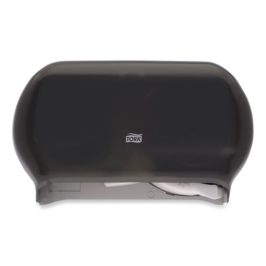 TRK59TR Twin Standard Roll Bath Tissue Dispenser, 12.75 x 5.57 x 8.25, Smoke