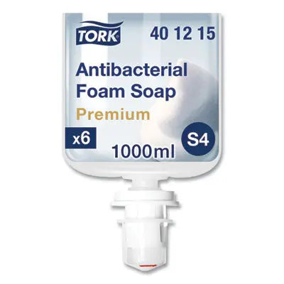 TRK401815 Premium Antibacterial Foam Soap Refill, Unscented, 1 L, 6/Carton ESSITY
