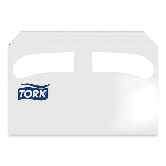 TRKTC0020 Toilet Seat Cover, Half-Fold, 14.5 X 17, White, 250/pack, 20 Packs/carton Tork