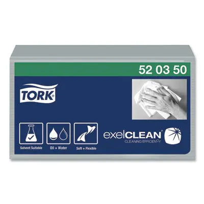TRK520350 Industrial Cleaning Cloths, 1-Ply, 12.6 X 15.16, Gray, 55/pack, 8 Packs/carton ESSITY