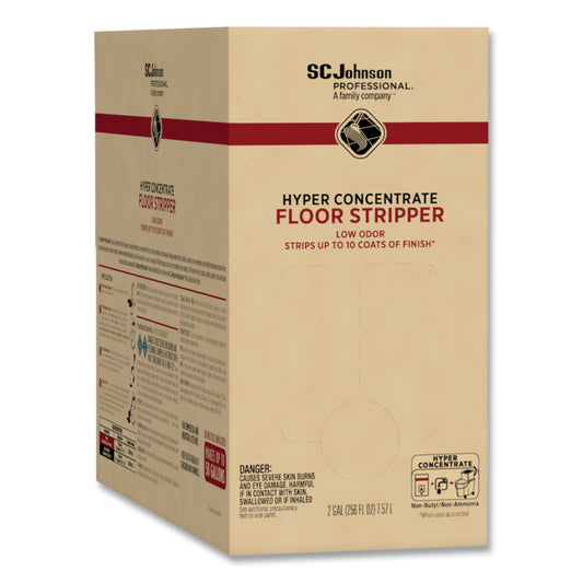 SJN680076 Hyper Concentrate Floor Stripper, Low Odor, 2 gal Bag-in-Box SC Johnson Professional