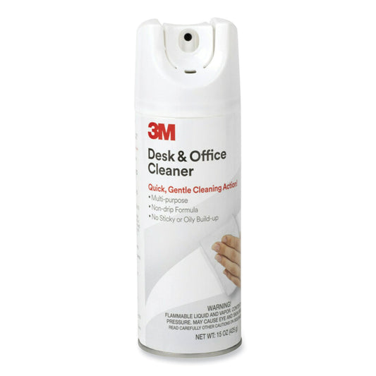 MMM573 Desk And Office Spray Cleaner, 15 Oz Aerosol Spray