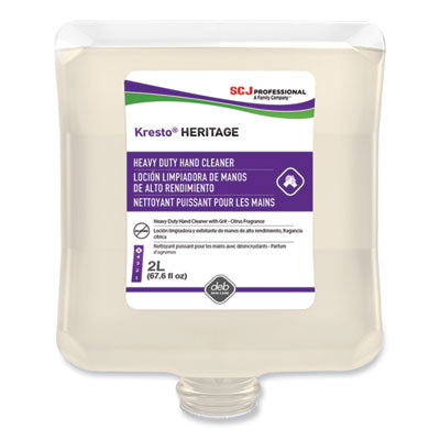 SJN09107 Kresto Heritage Heavy Duty Hand Cleaner Refill, Fresh Scent, 2 L, 4/Carton
