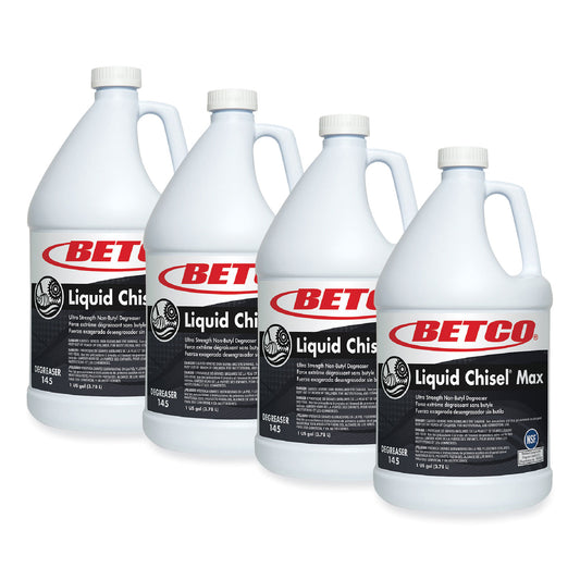 BET1450400 Liquid Chisel Max Non-Butyl Degreaser, Characteristic Scent, 1 gal Bottle, 4/Carton
