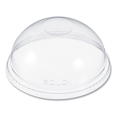DCCDNR626 Plastic Dome Lid, Fits 5.5 oz to 26 oz Cold Cups, Clear, 1,000/Carton
