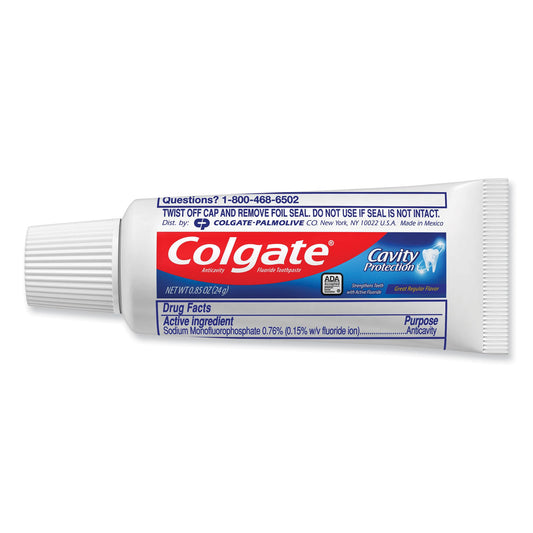 CPC09782 Fluoride Toothpaste, Personal Size, 0.85 oz Tube, Unboxed, 240/Carton