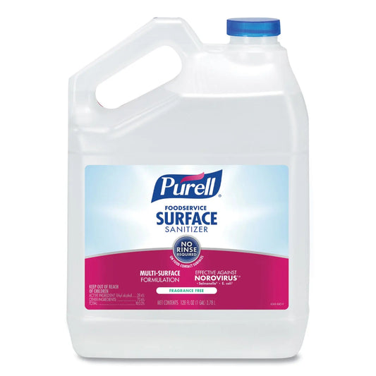 GOJ434104EA Foodservice Surface Sanitizer, Fragrance Free, 1 Gal Bottle PURELL