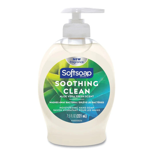 CPC45634EA Liquid Hand Soap with Aloe, Clean Fresh Scent, 7.5 oz Softsoap