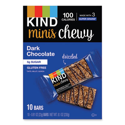 KND27896 Minis Chewy, Dark Chocolate, 0.81 Oz,10/pack