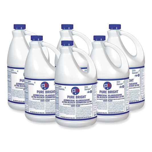 KIKBLEACH6 Liquid Germicidal Bleach, 1 gal Bottle, 6/Carton