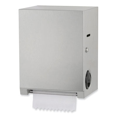 BOB2860 Surface-Mounted Roll Paper Towel Dispenser, 11.69 x 8.94 x 15, Satin Stainless Steel