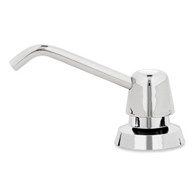 BOB8221 Manual Top-Fill Liquid Soap Dispenser, 4" Spout, 20 oz, 5.63 x 5.63 x 11.25, Chrome