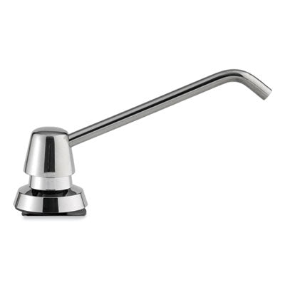 BOB82216 Manual Top-Fill Liquid Soap Dispenser, 6" Spout, 20 oz, 7.63 x 7.63 x 12.13, Chrome