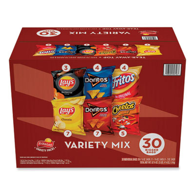 LAY70227 Classic Variety Mix, Assorted, 30 Bags/Box