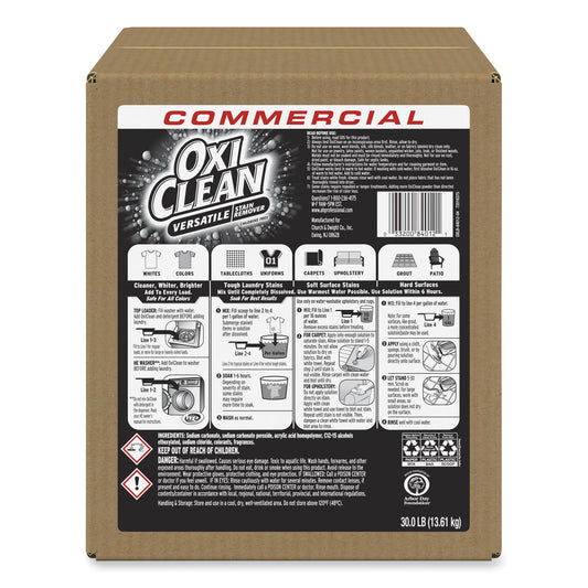 CDC3320084012 Stain Remover, Regular Scent, 30 Lb Box