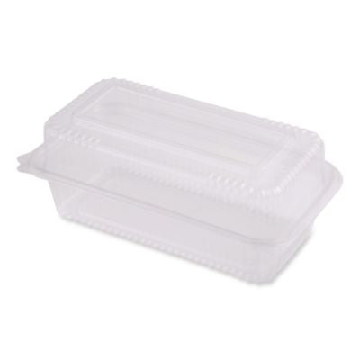 WORKLCS95N PLA Hinged Clamshells, 23 oz, 4.9 x 9 x 3.5, Clear, Plastic, 200/Carton