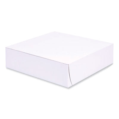 SCH1553 Bakery Boxes, Standard, 9 X 9 X 2.5, White, Paper, 250/carton