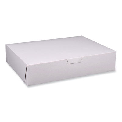 SCH1929 Bakery Boxes, Standard, 19 X 14 X 4, White, Paper, 50/carton