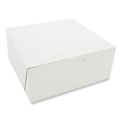 SCH1517 Bakery Boxes, Standard, 7 X 7 X 3, White, Paper, 250/carton