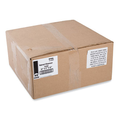 RPPRPHDL AmerCareRoyal Dispenser, Hairnets/Bouffant Caps/BeardCovers, 5 x 12 x 12, Clear