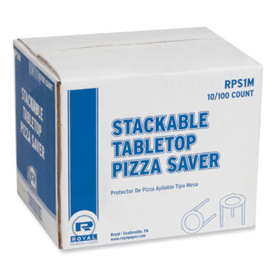 RPPRPS1M Pizza Savers, Plastic, White, 100/Box, 10 Boxes/Carton